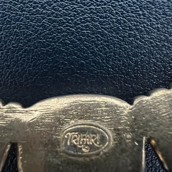 Vintage TRIFARI Omega Chain Choker Statement Necklace - Picture 4 of 4